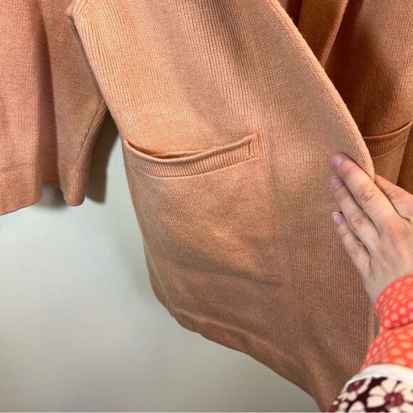 ✨ Women’s Tan Heavyweight Open Front Cardigan Sweater - Picture 5 of 13